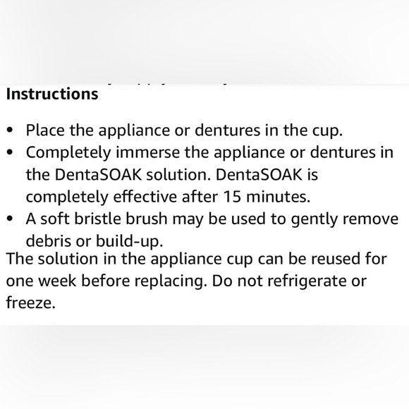 NIB DentaSoak Refill Kits Retainers Mouthguards Dentures 3 Kits 9 Month Supply - Picture 6 of 10